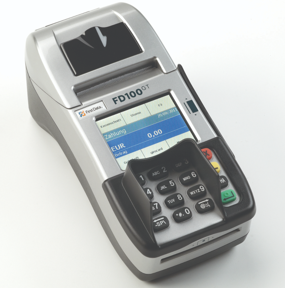 First Data Fd100ti Credit Card Terminal 1642020 for sale online 